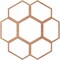Ekena Millwork Florin Wood Fretwork Pierced Ceiling Medallion, Cherry, 24"OD x 8 1/2"ID x 3/8"T CMWP24X24X0375FOCH - alternate 3
